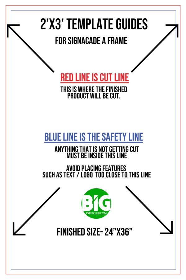 24x36 - Signacade A Frame Template